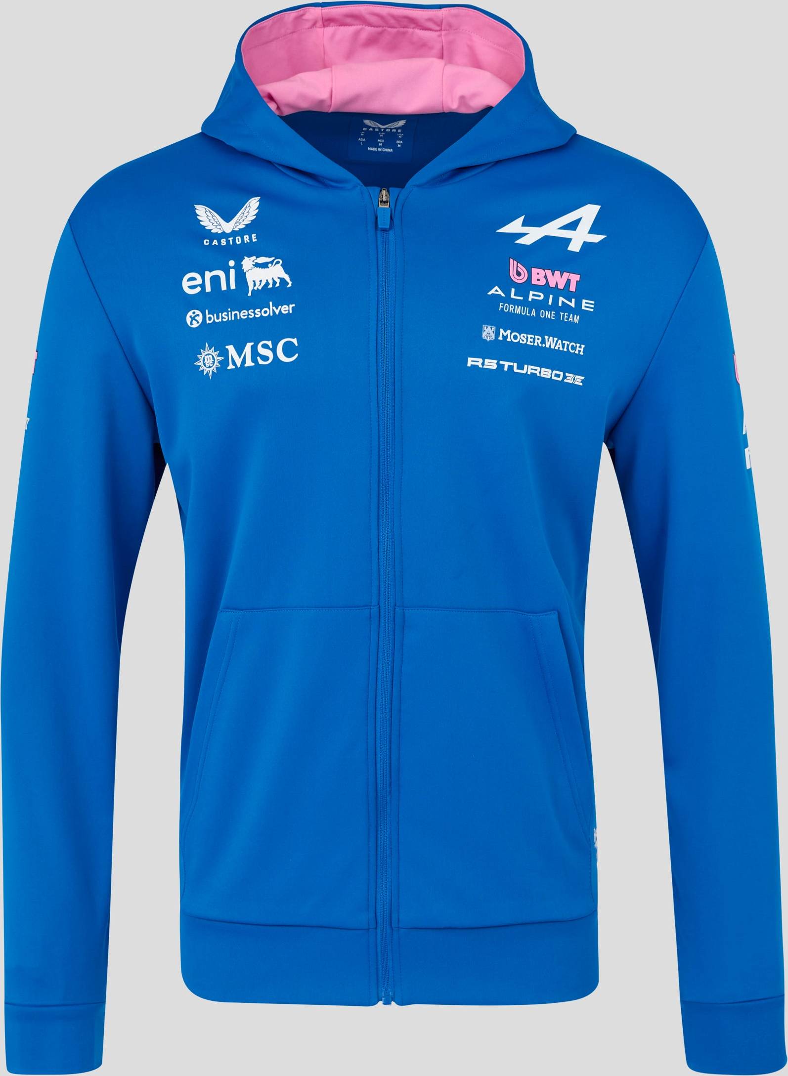 Alpine Junior Bwt Formula One Team Hoodie Met Rits