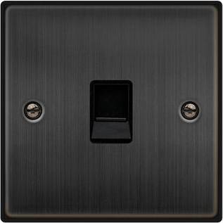 SE Home Matt Bronze RJ11 Socket
