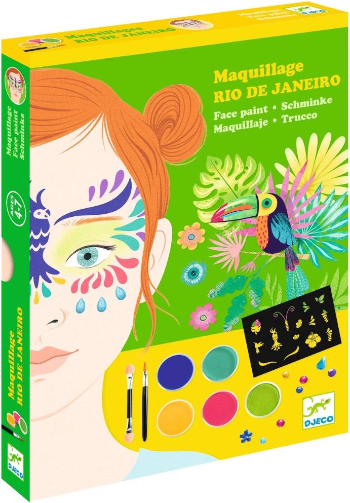 Djeco Rio de Janeiro Make-up Multicoloured