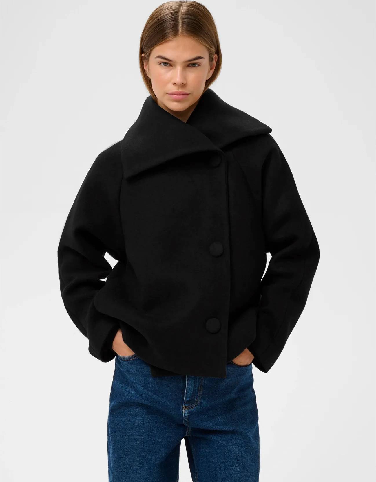 InWear Perryiw Short Coat R - Black