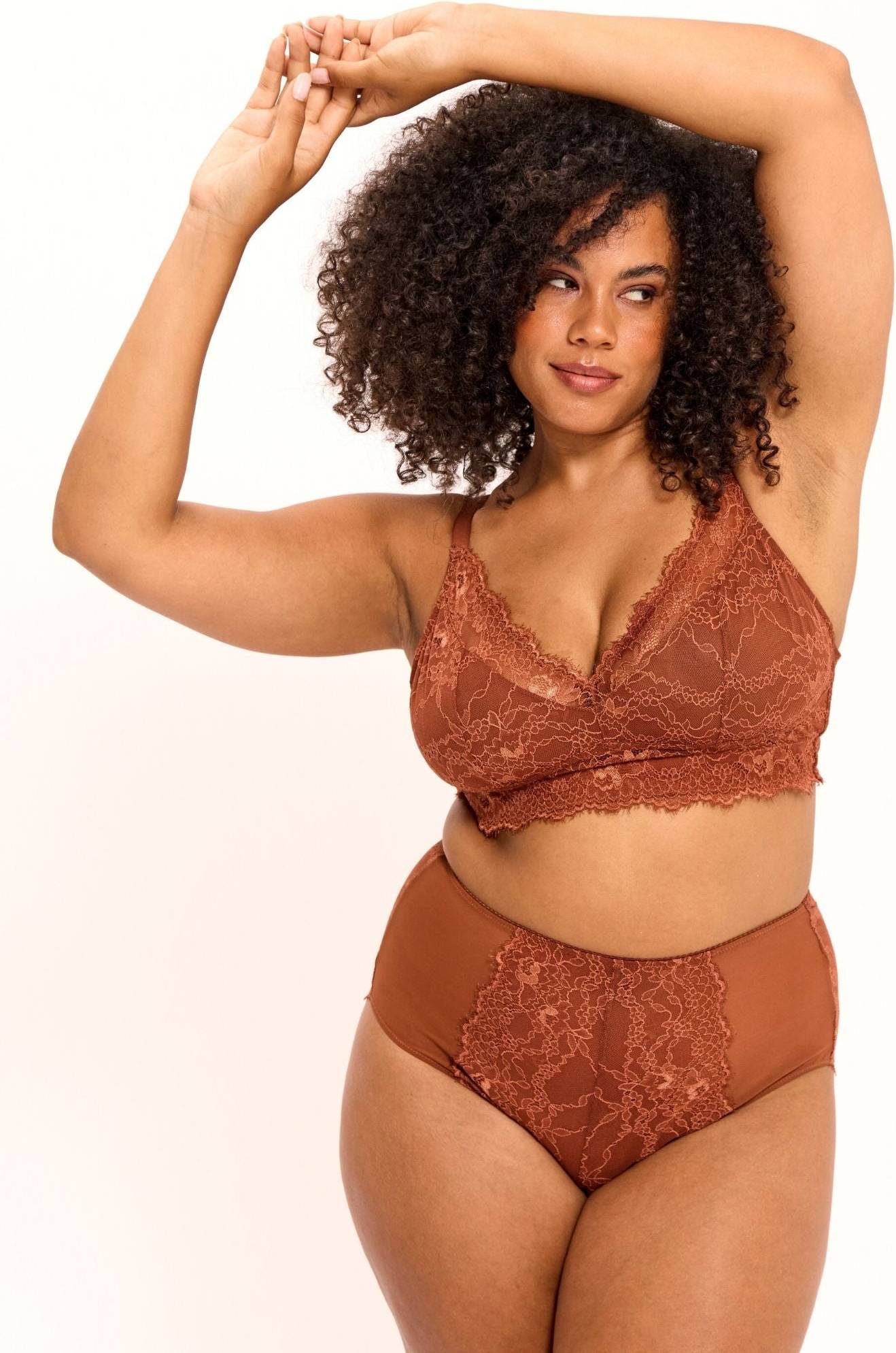 Lace Support+ Bra - Rust