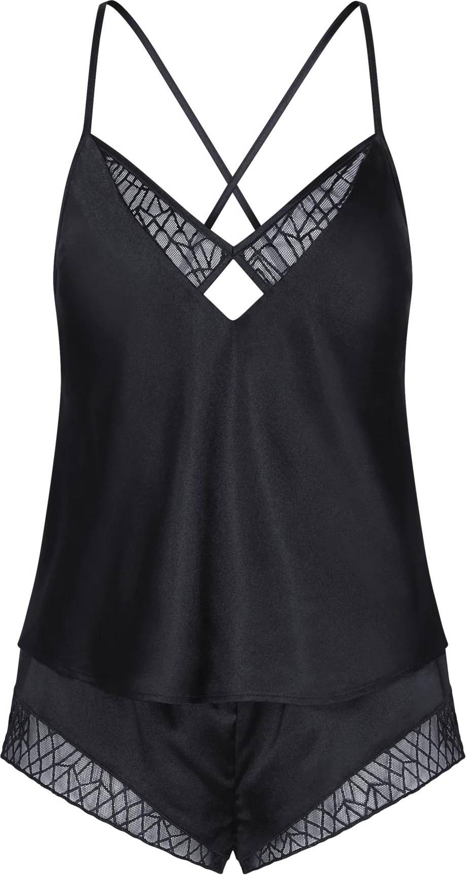 Triumph Pyjama Set Weekend To Remember - Schwarz