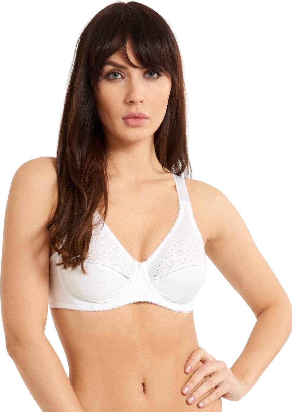 Basic Collection Wire Bra With Cotton - White