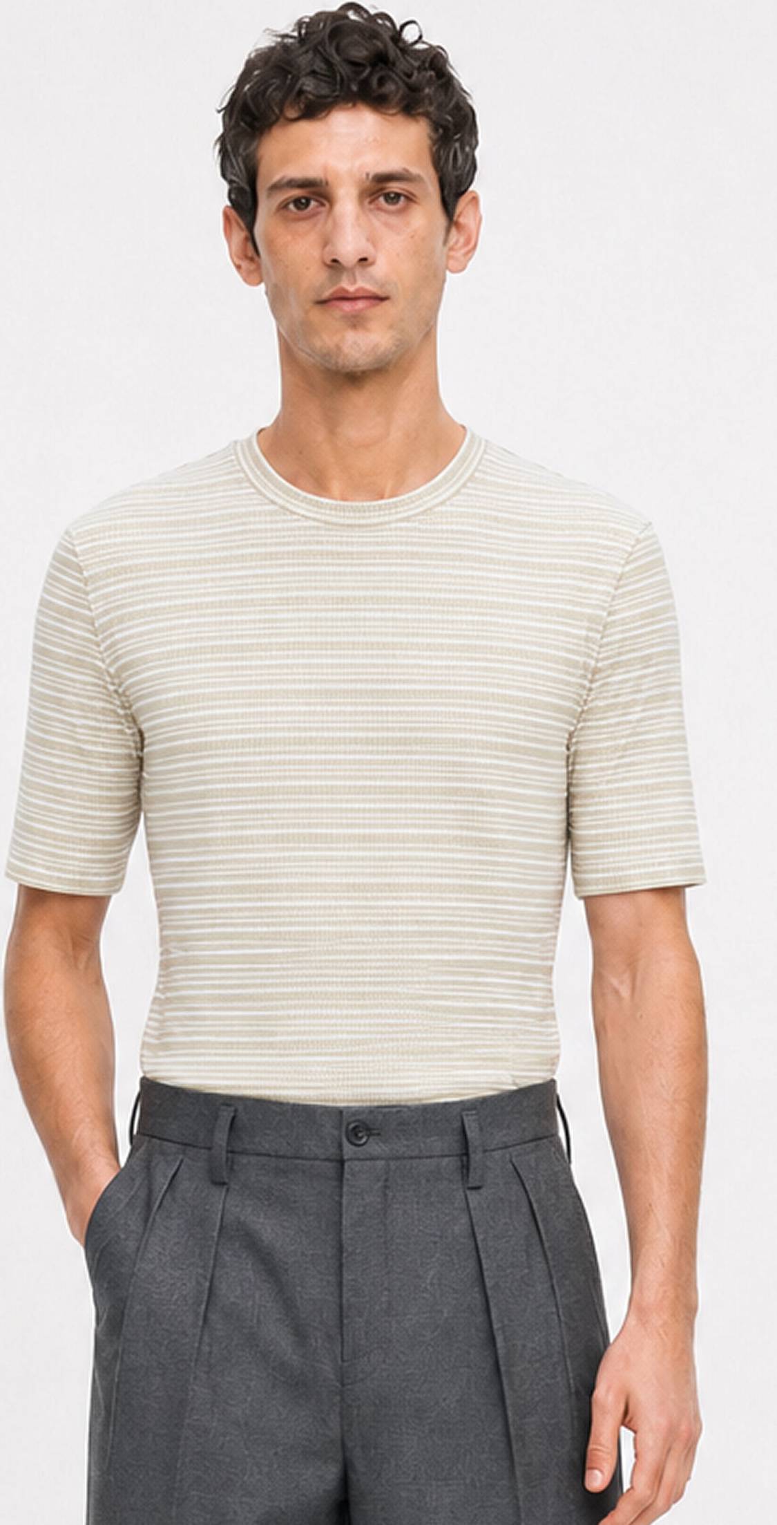 Filippa K Striped Rib Tee