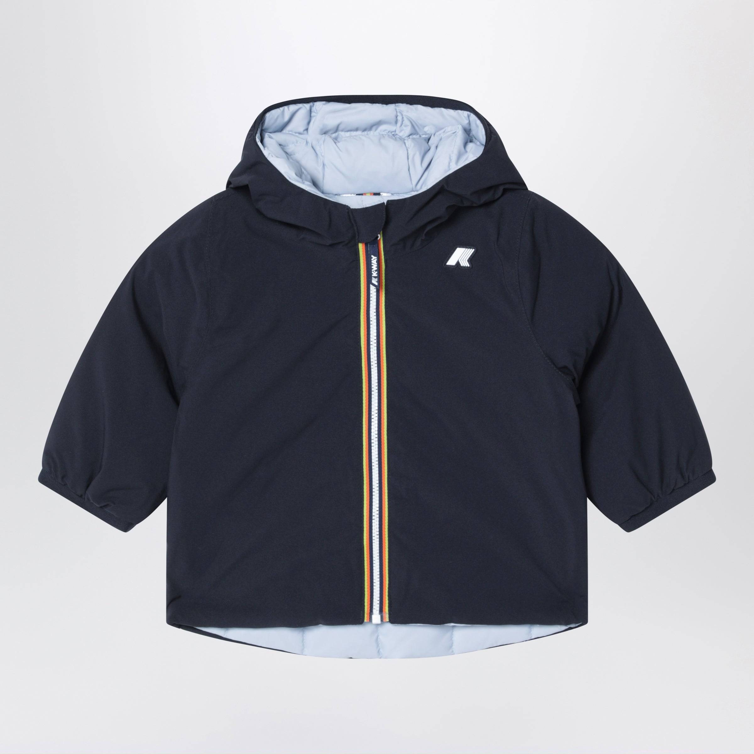 K-Way Blue Jack Thermo Reversible Jacket - Multicolor