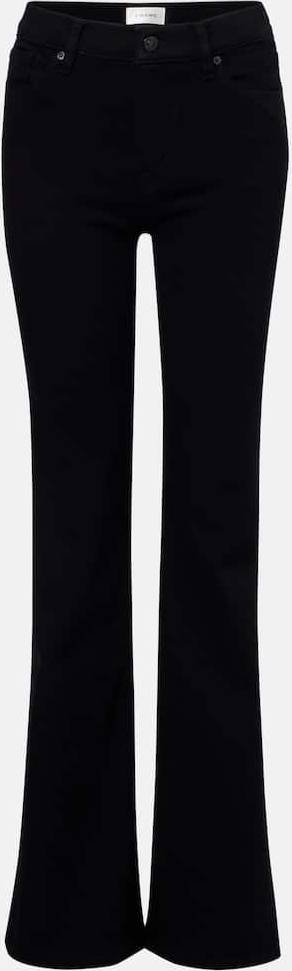 Frame Icon Mid-Rise Flared Jeans