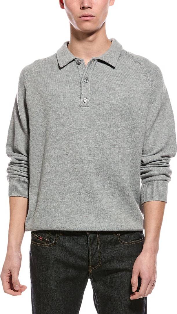 Slate and stone Slate & Stone Raglan Polo Sweater