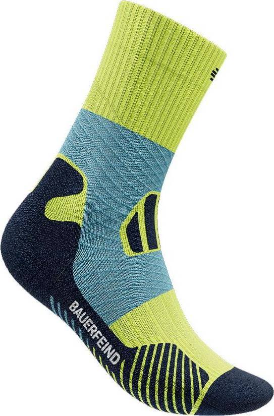 Trail Run Compression Socks Mid Cut - Blue