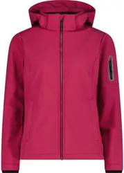 CMP Softshell Jacket Zip Hood - Rosa