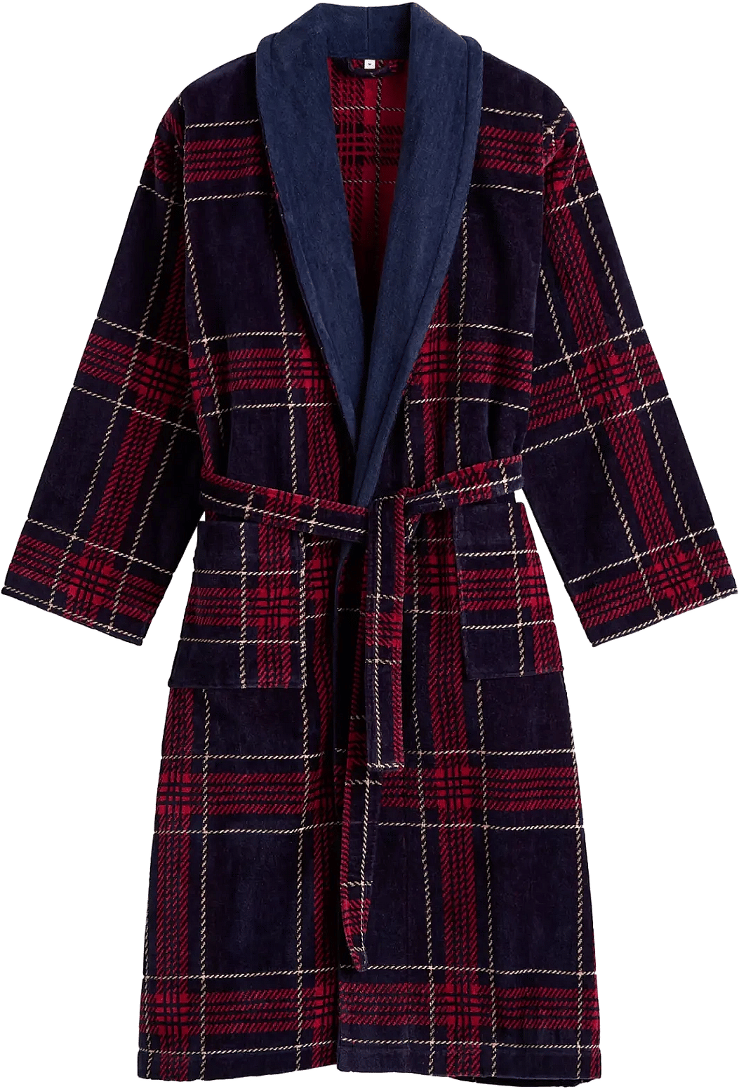 Gant Holiday Check Robe - Marine Navy