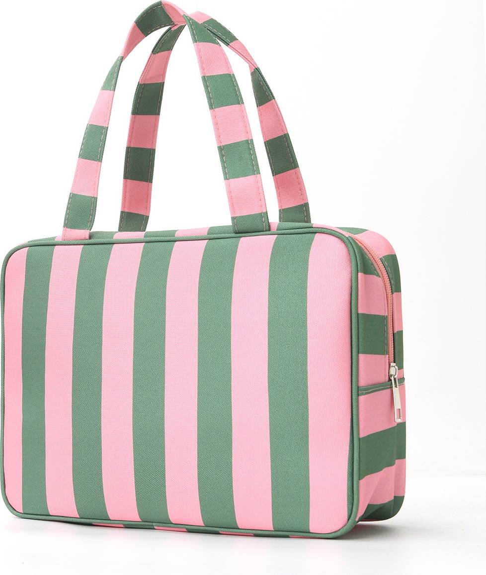 Temu Large Capacity Cosmetic Bag Polyester Storage