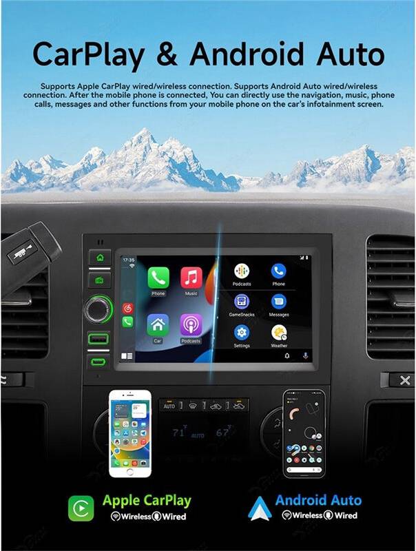 Tlily 7 Inch Quad-Core Android Car Radio