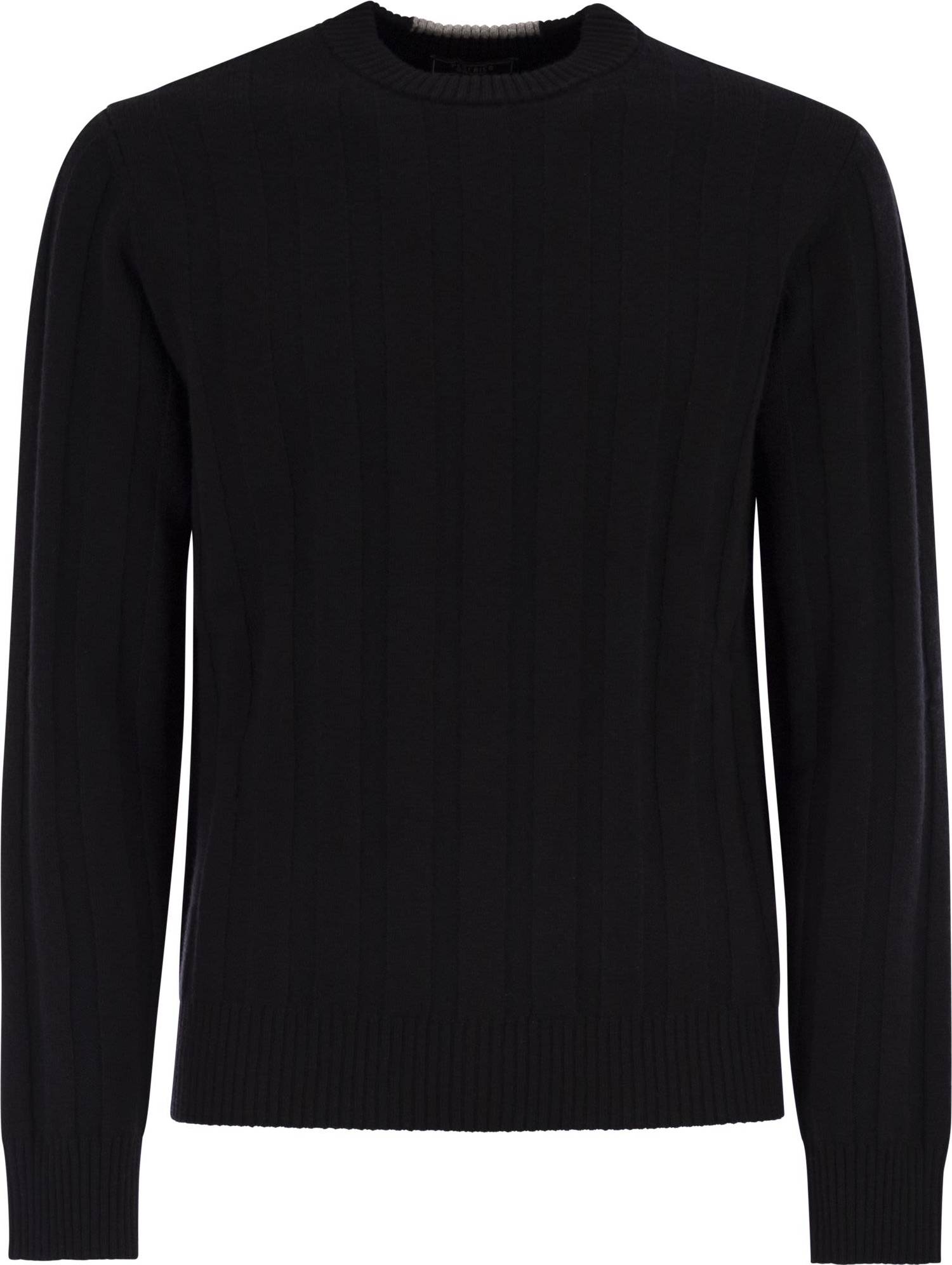 Wool And Cashmere Ribbed Jumper - 52
