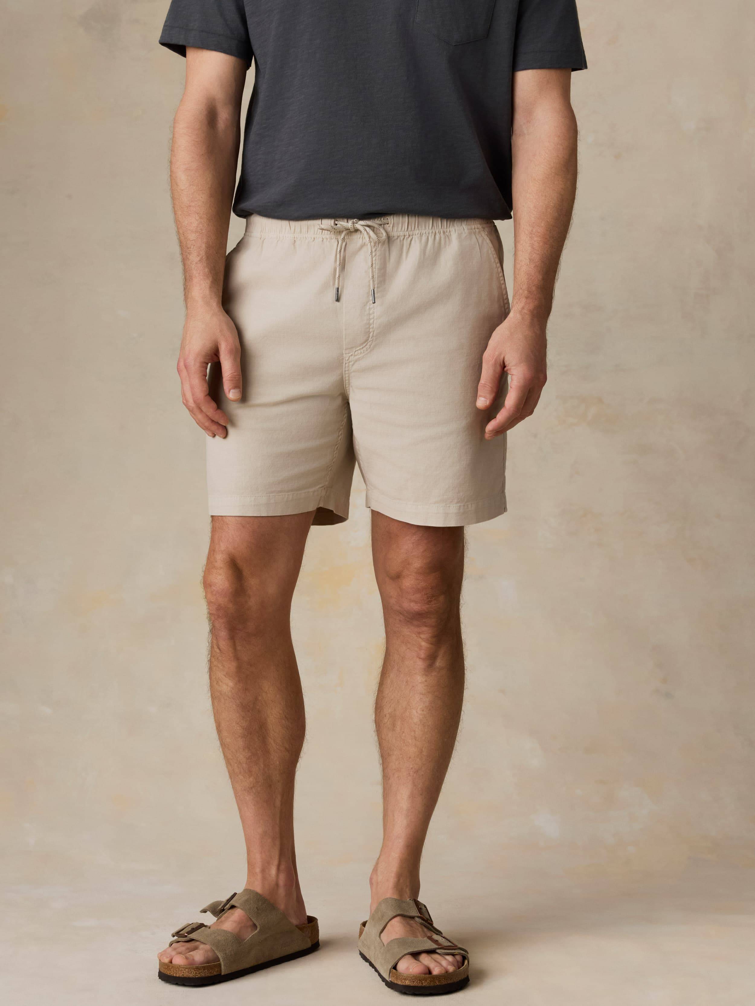 Faherty Essential Drawstring Shorts - Stone