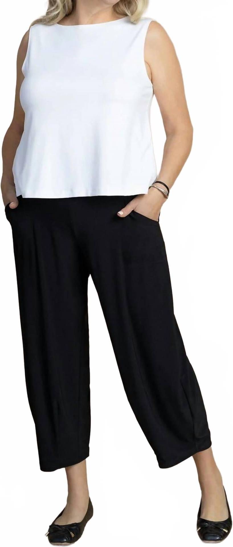 Nu Flared Shell Top - White