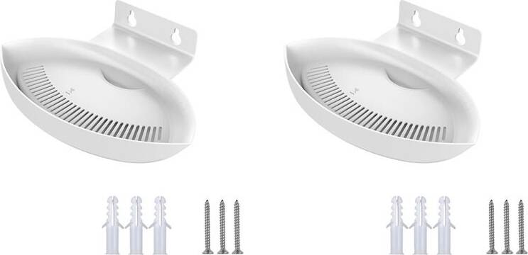 Tlily Router Wall Brackets for eero Max 7 2-pack - White