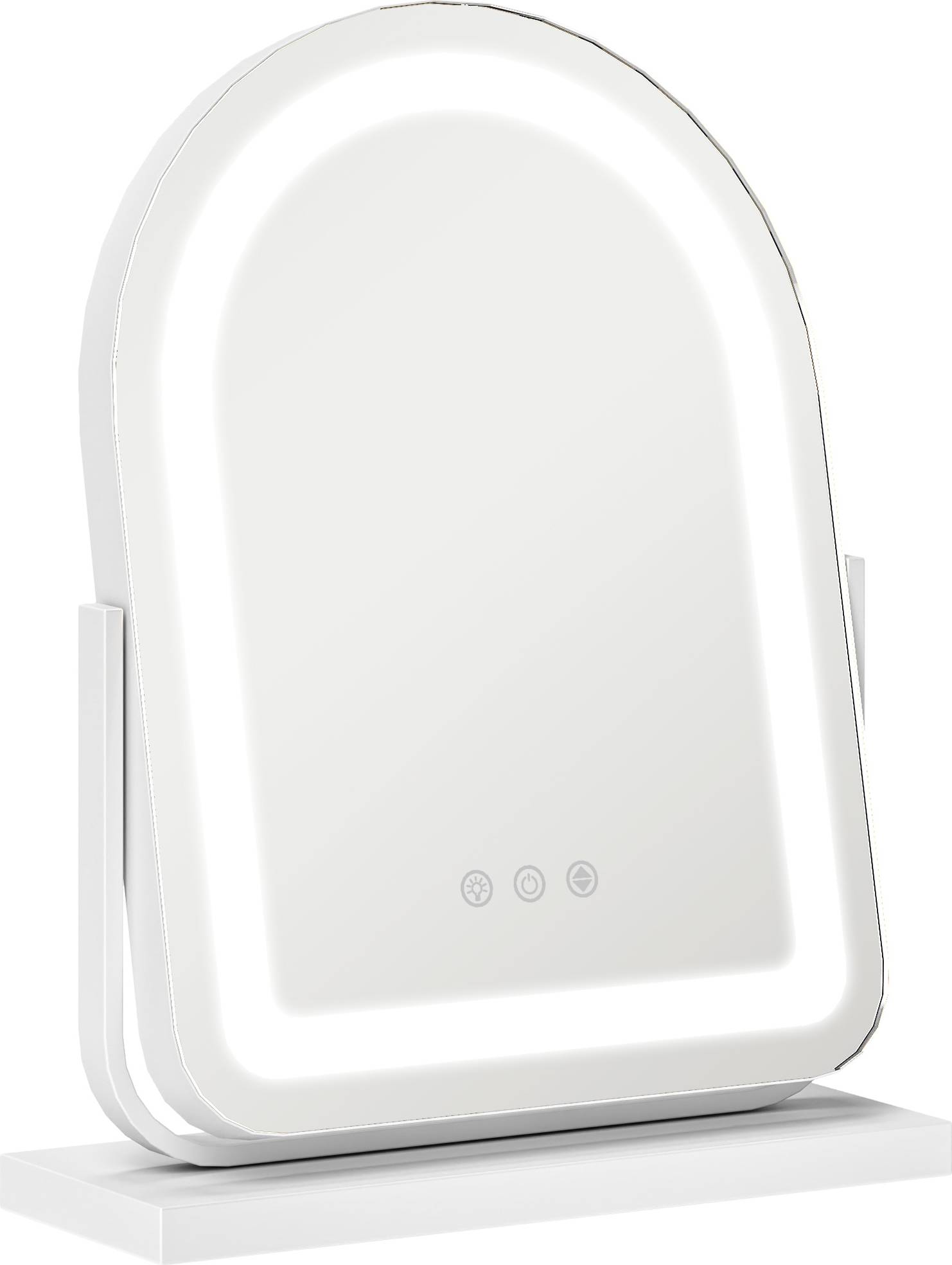 Homcom LED Vanity Mirror with Lights 360° Rotation White