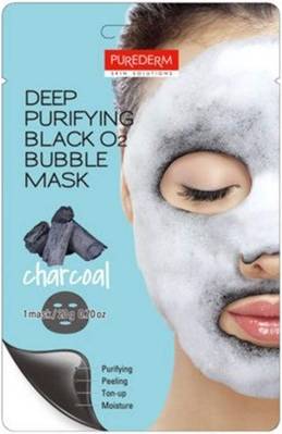 Amirose Purederm Deep Purifying Black O2 Bubble Mask