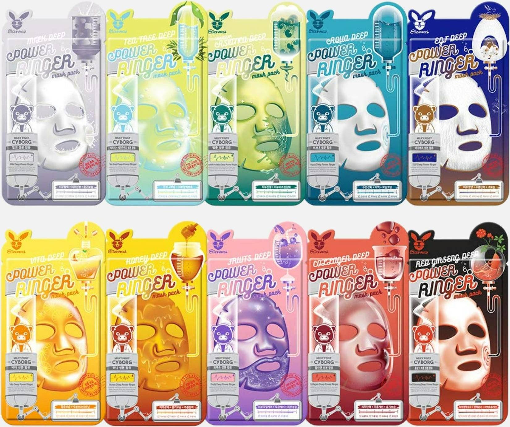 Elizavecca Deep Power Ringer Mask Pack 1 Sheet