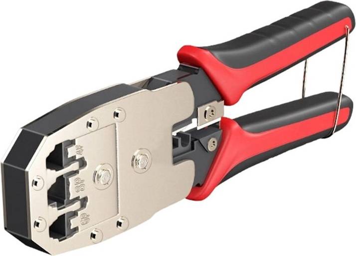 Jojomino RJ45 Crimper RJ11 RJ45 Cutter Stripper Plier Tang