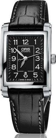 Oris Watch Rectangular Date Leather