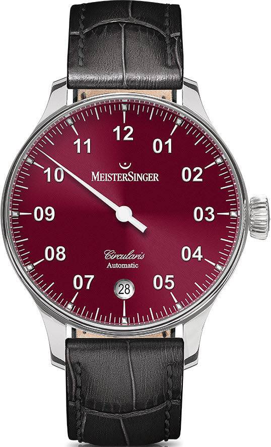 MeisterSinger Watch Circularis Automatic Red