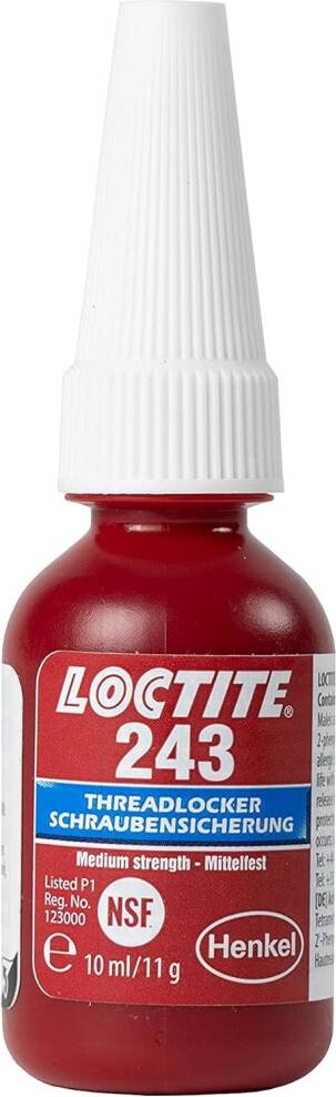 Threadlocker Loctite Threadlocker Universal Adhesive Medium Strength Threadlocker