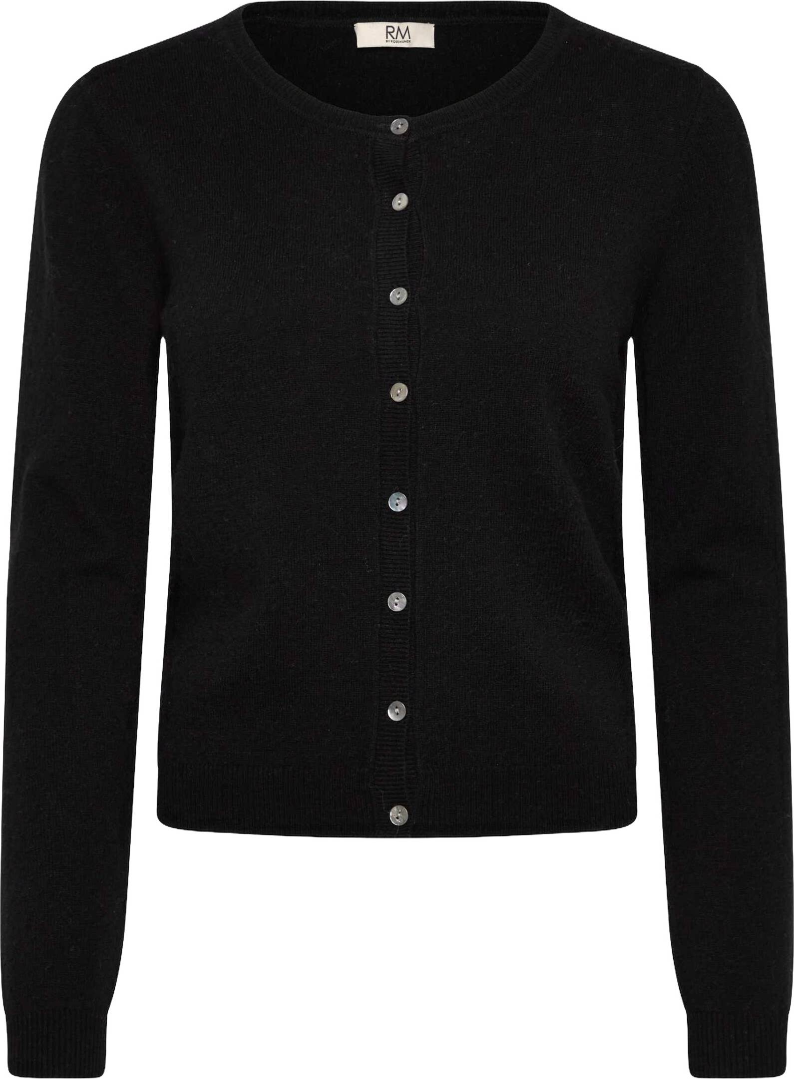 Rosemunde Rmwsofia Dot Wool LS Cardigan Dam Koftor Cardigans - Sort
