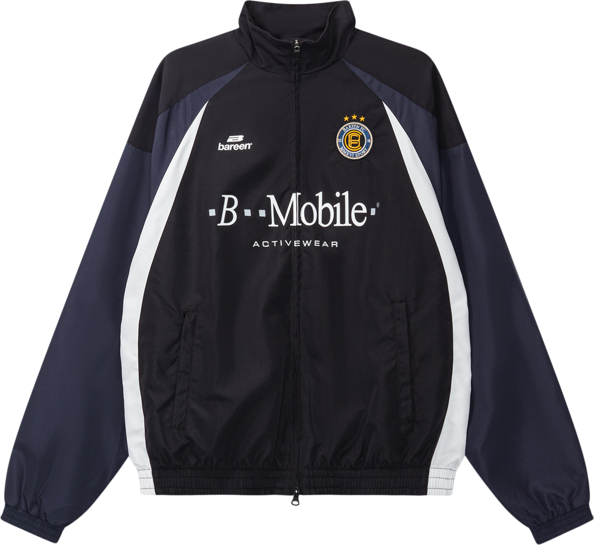 Football Track Jacket - Sort