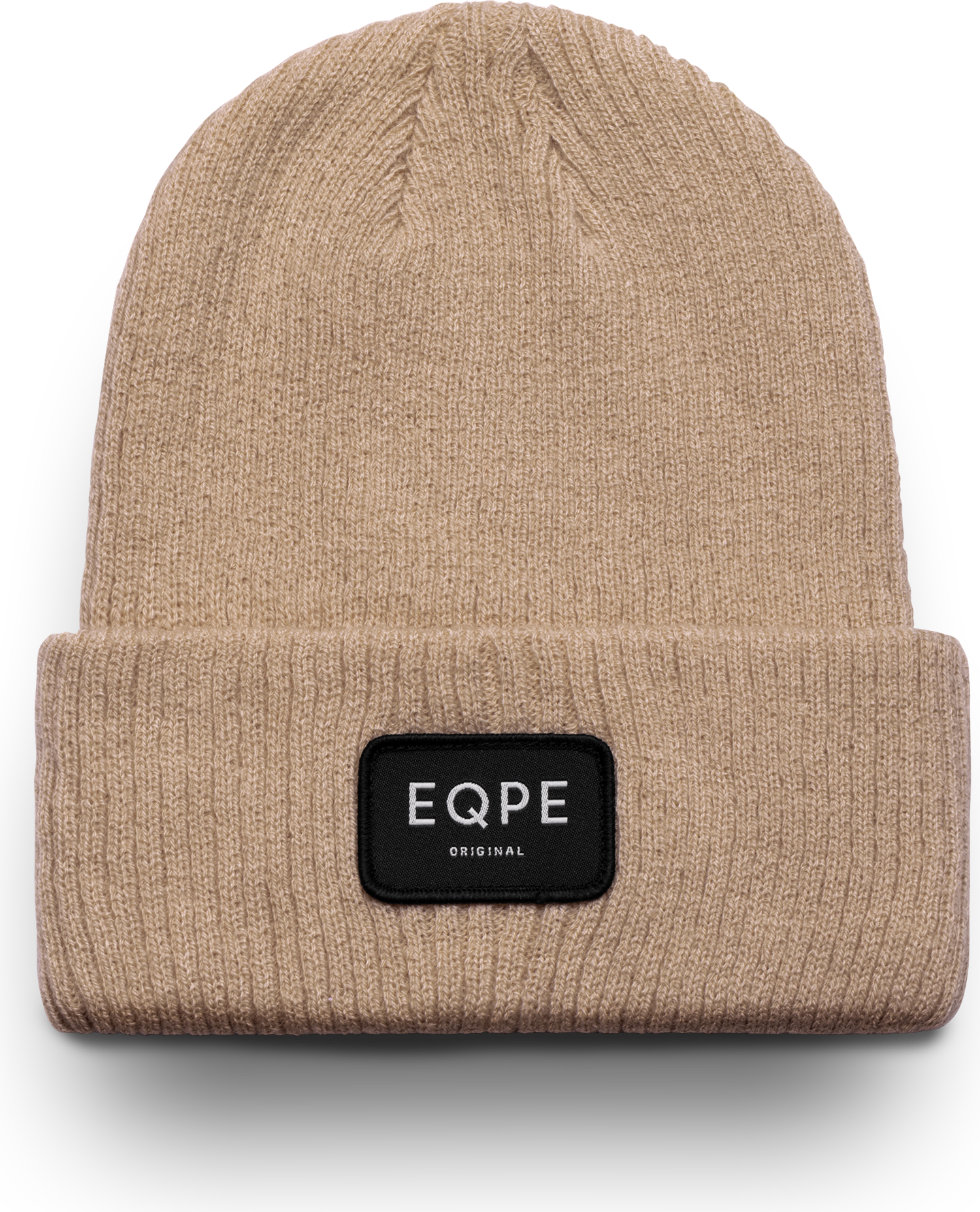 EQPE Rib Beanie Sandstone - One Size