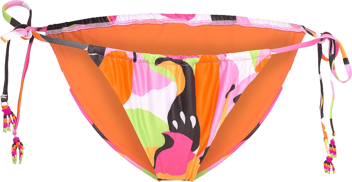 Rio Drawstring Tie Side Pant - Multi-patterned