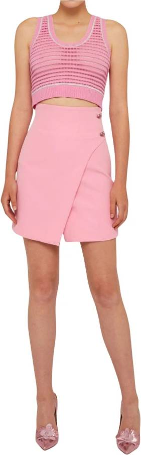 Rundhals Strickware - Rosa