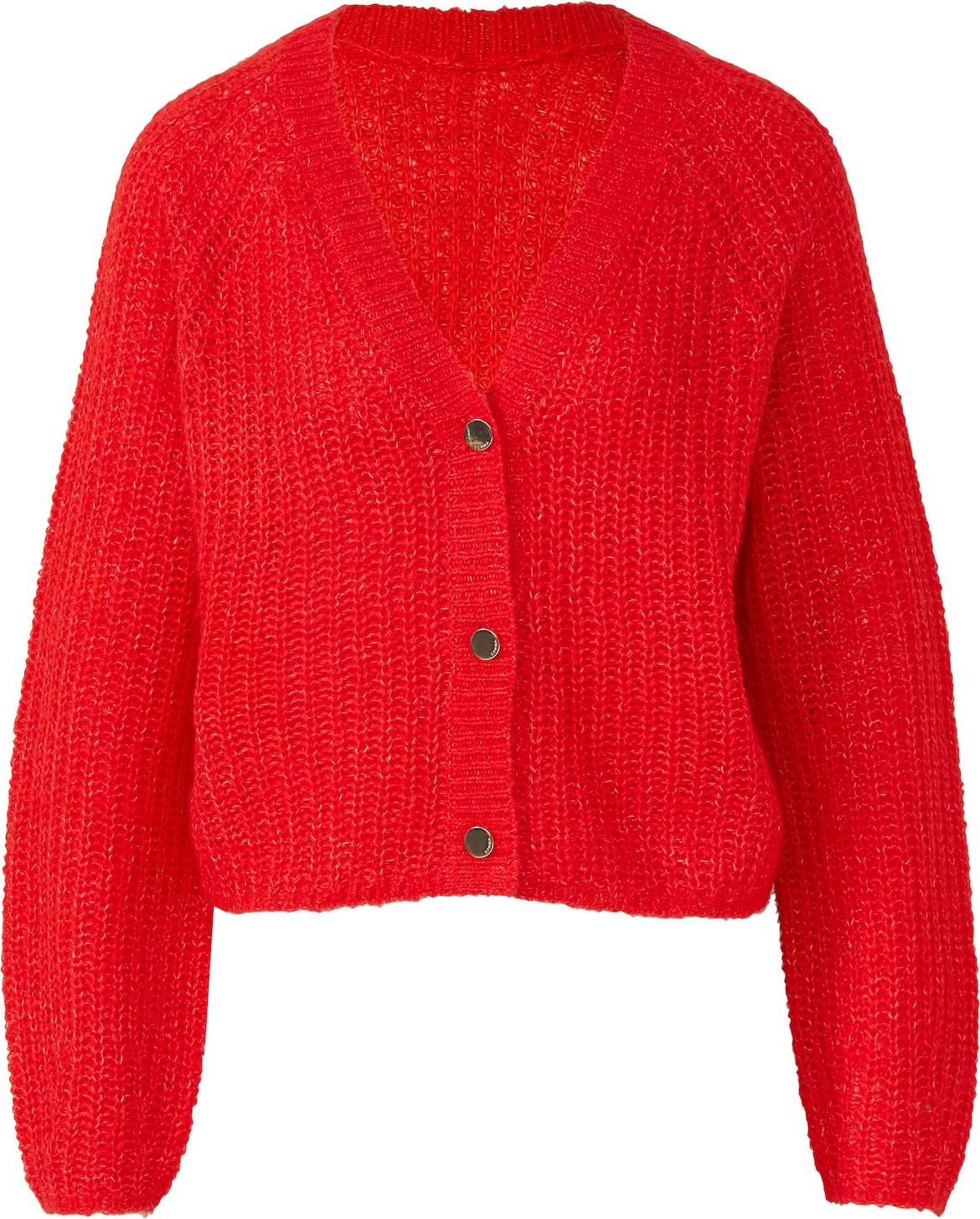 Comma Cardigan Rød