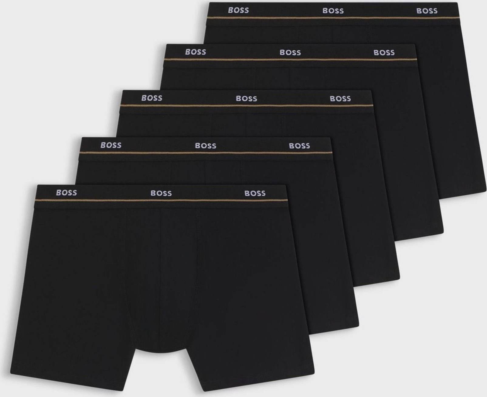 Essential Boxer Briefs 5-Pak - Sort