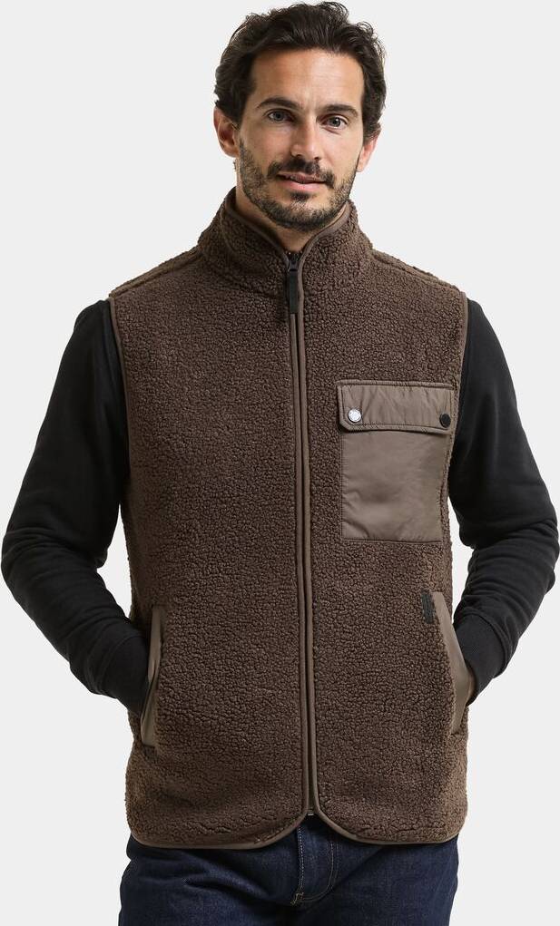 Didriksons Rasmus Vest - Dark Mocha
