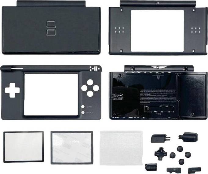 Typecat NDS Lite NDSL Full Housing Shell Case with Buttons Repair Kit