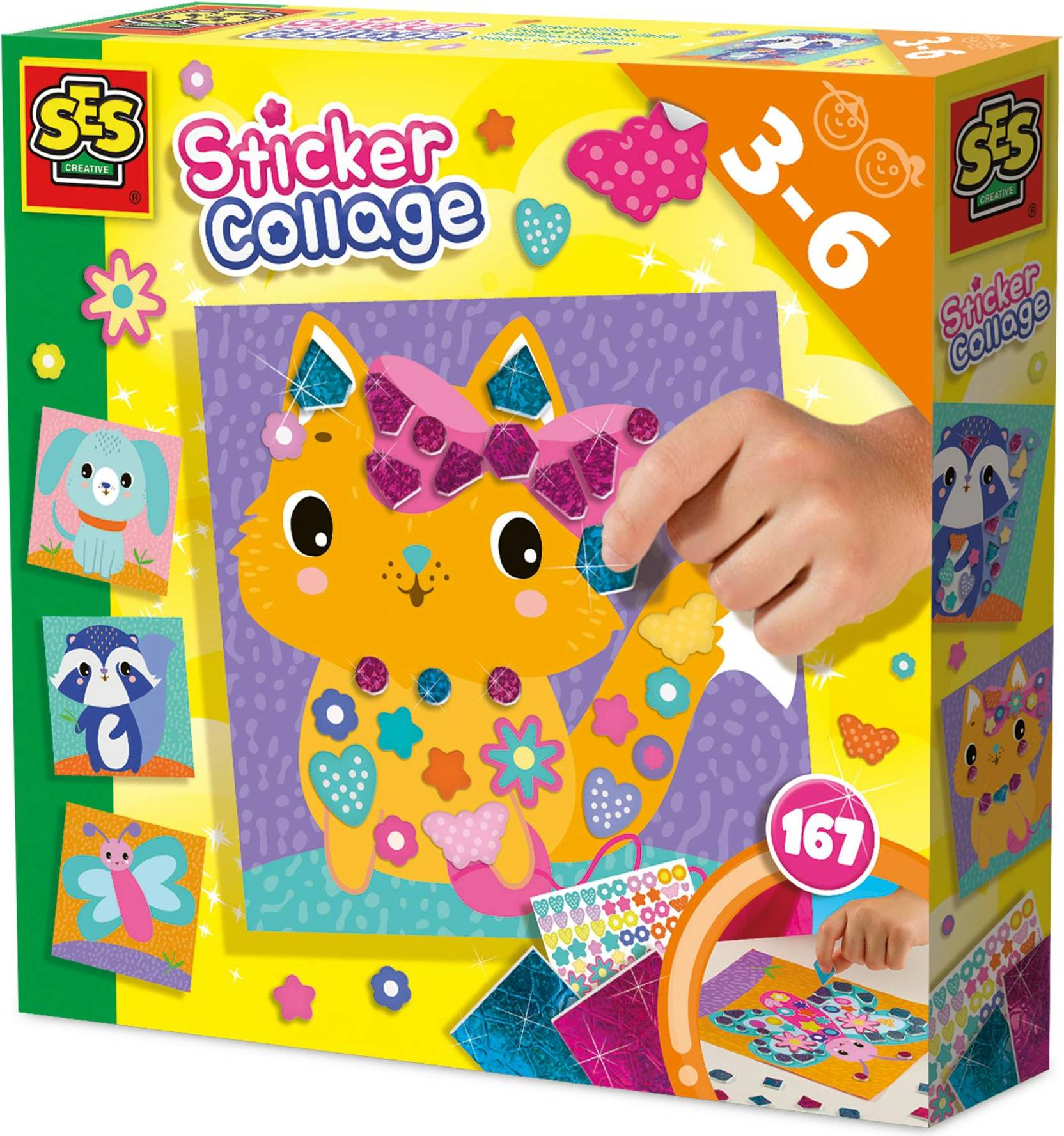 SES Creative Sticker Collage Multi Patterned