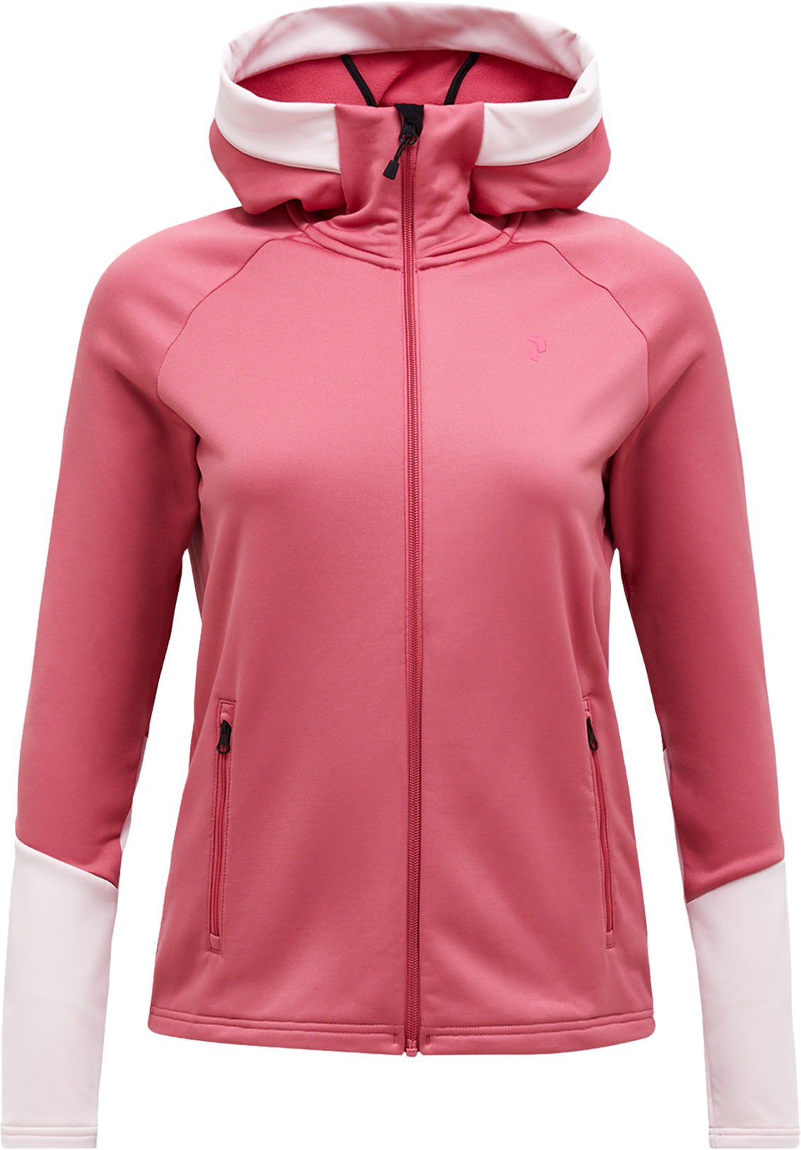 Peak performance jacka dam Peak Performance Rider Essentials Zip Hood W Mountain Blush - Rosa