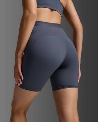 2XU Form Stash Hi-Rise 6 Inch Bike Short With Pockets