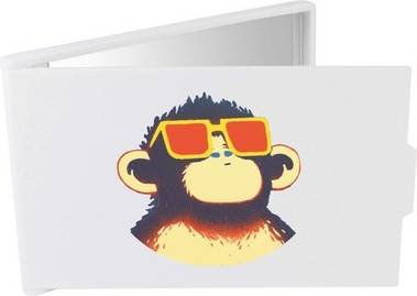 Azeeda Monkey In Sunglasses Compact Makeup Mirror