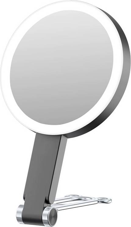 Dual Magnification LED Makeup Mirror Portable Rechargeable 3 Color Lighting