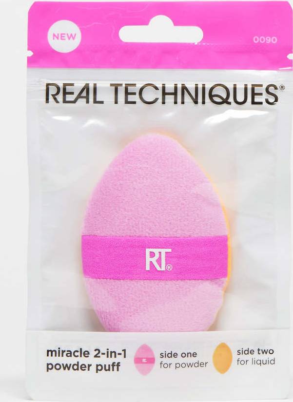 Real Techniques Miracle 2-In-1 Powder Puff No Colour