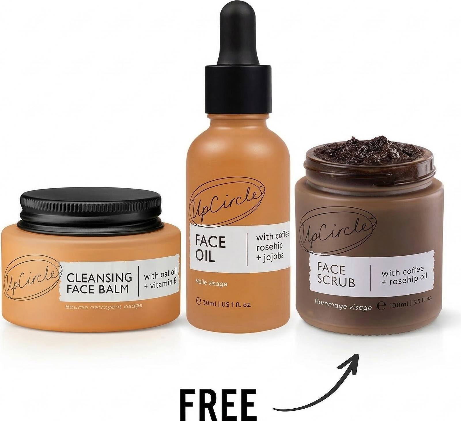 UpCircle Dry Skin Routine