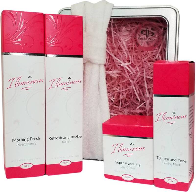 Illuminous Daily Routine Skincare Set - Pink