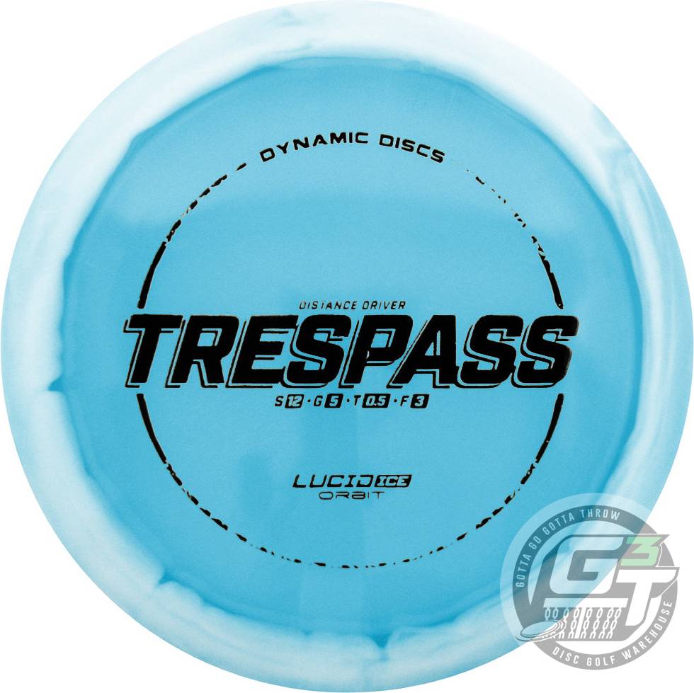 Dynamic Discs Trespass Lucid Ice Orbit Distance Driver
