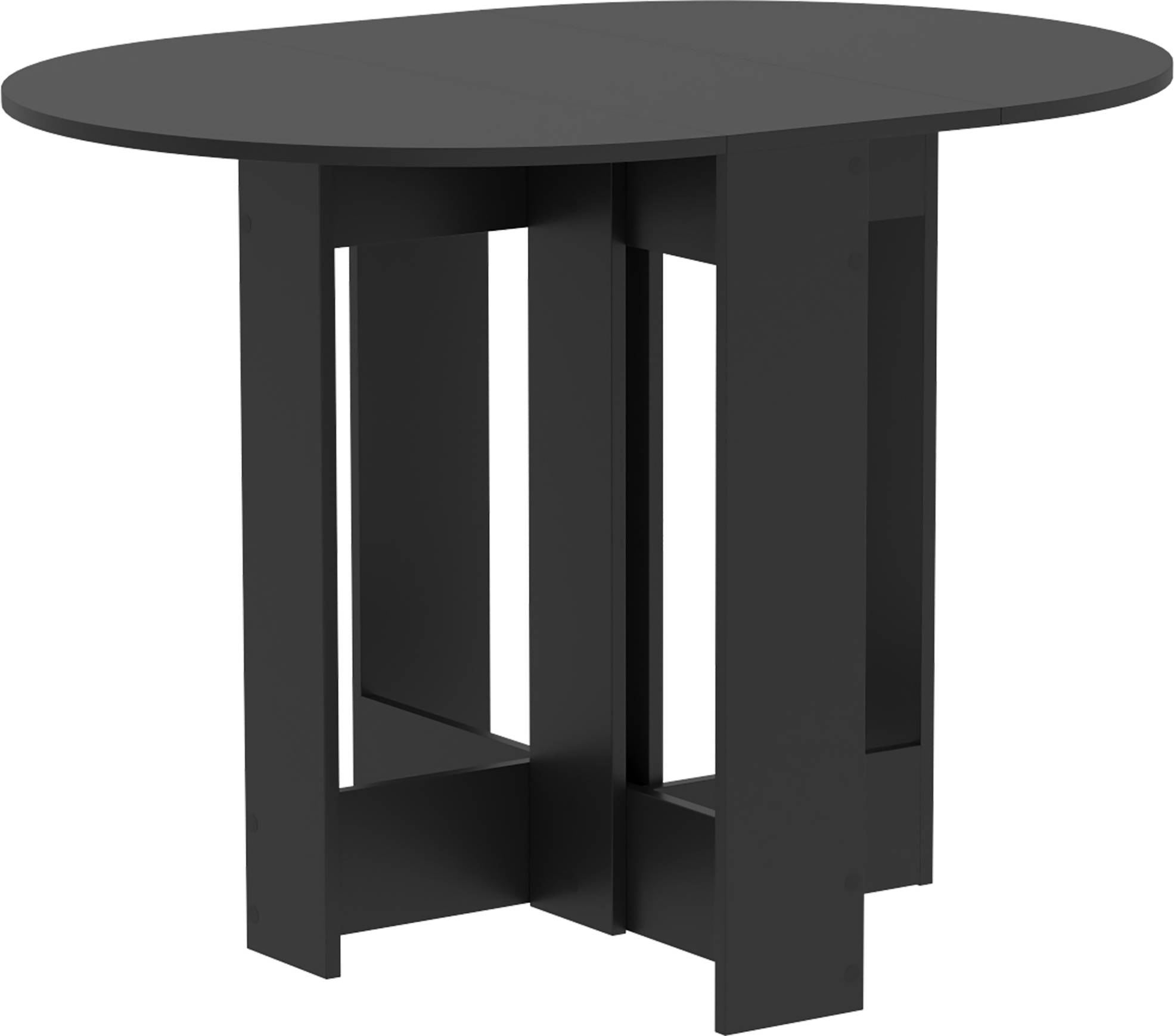 Folding table Homcom Folding Drop-Leaf Dining Table Matbord