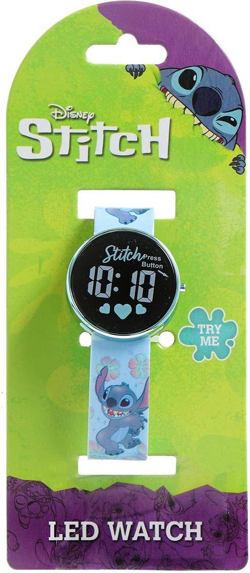 Montre Stitch Kinder LED Uhr Rund