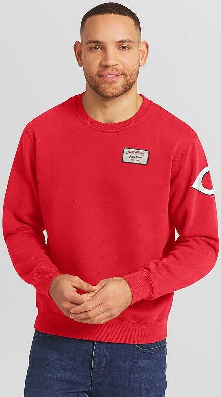 Fanatics Darius Rucker Collection Washed Crew Neck Pullover Sweatshirt - Red