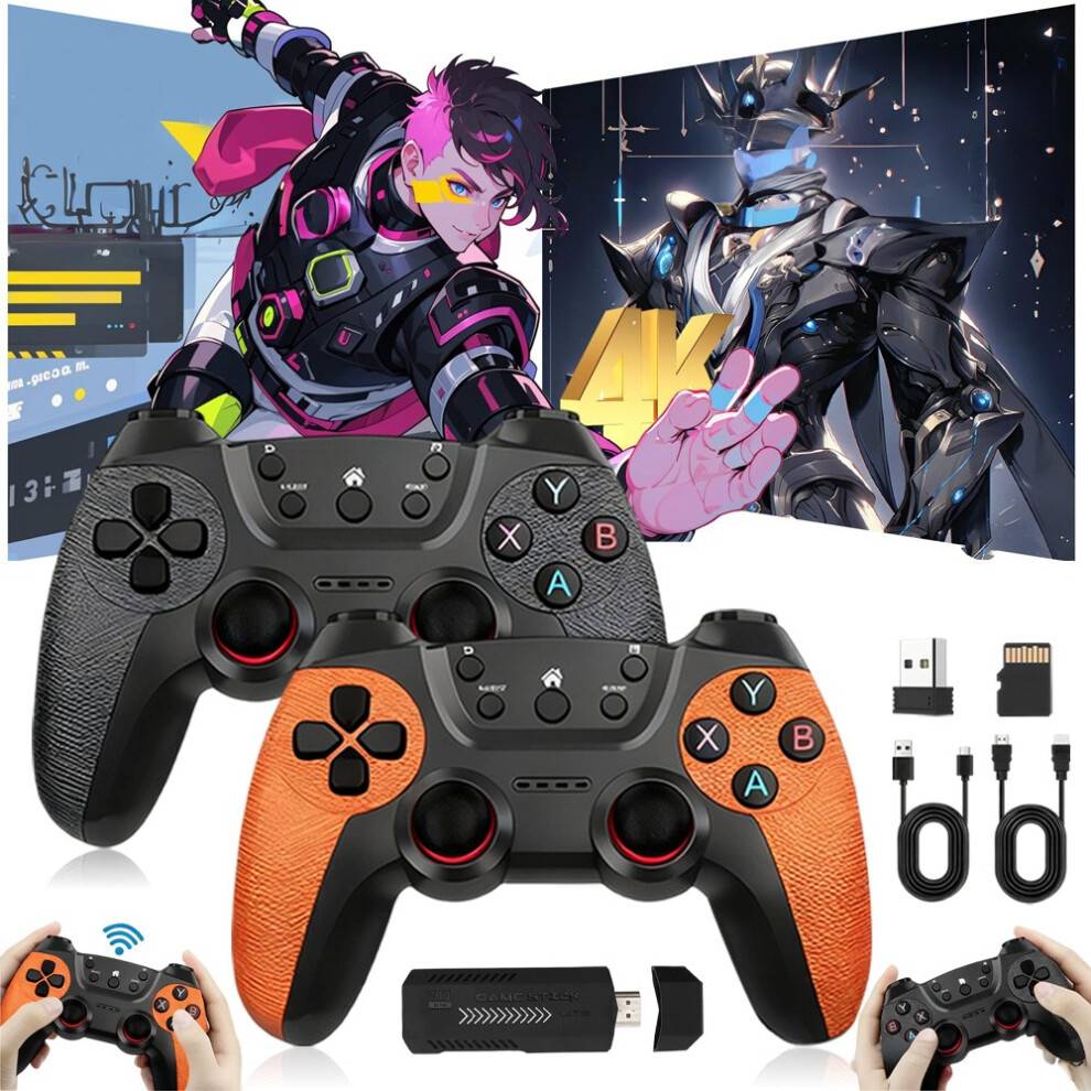X2 Pro 4K Retro Game Stick Console Bundle