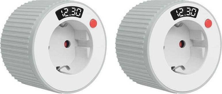 Digital kopplingsur Typecat 2X Digital Single Rotating Timer Socket